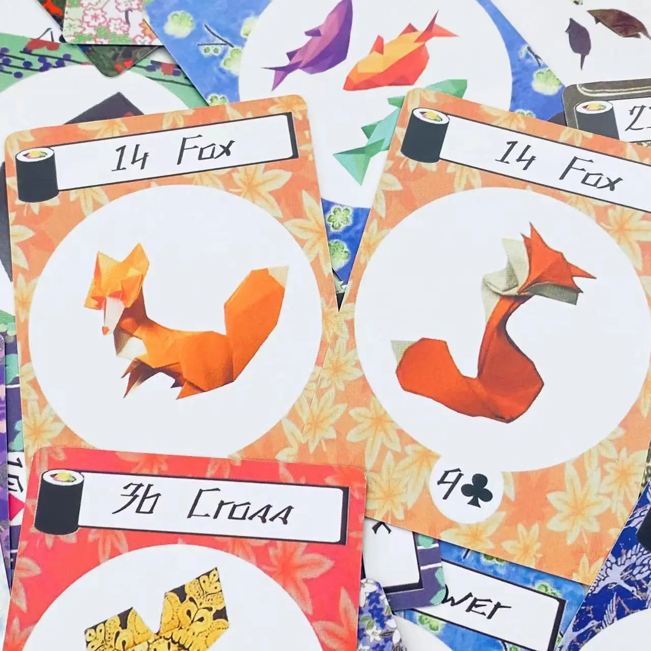8.8*6.3cm Origami Lenormand 43 Pcs Playing Cards 6