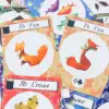 8.8*6.3cm Origami Lenormand 43 Pcs Playing Cards 6