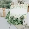 Display Stand Adjustable Height Anti-slip Solid Collapsible Fixed Poster Metal Wedding Sign White Easel Stand The Party 4