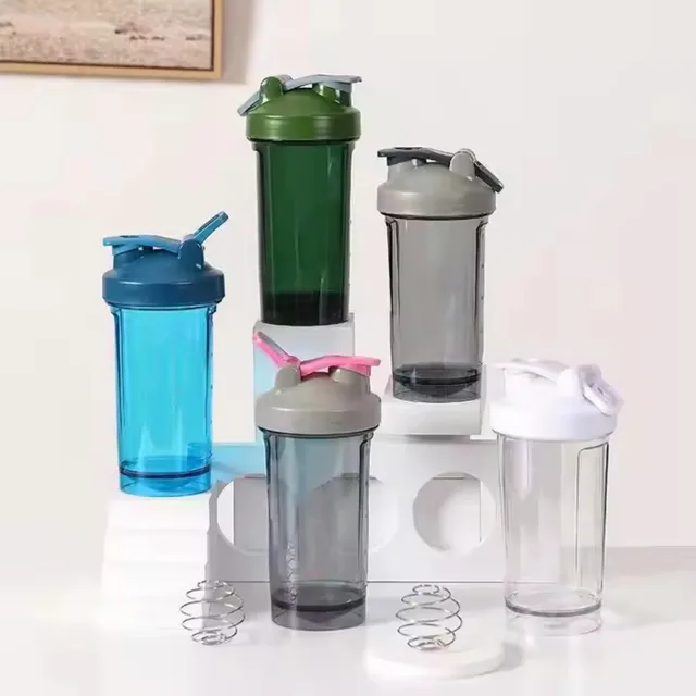 Shaker Cup for Sports & Fitness Protein Powder with Measurements, Large Capacity, Heat-Resistant Food-Grade Plastic Water Bottle 2