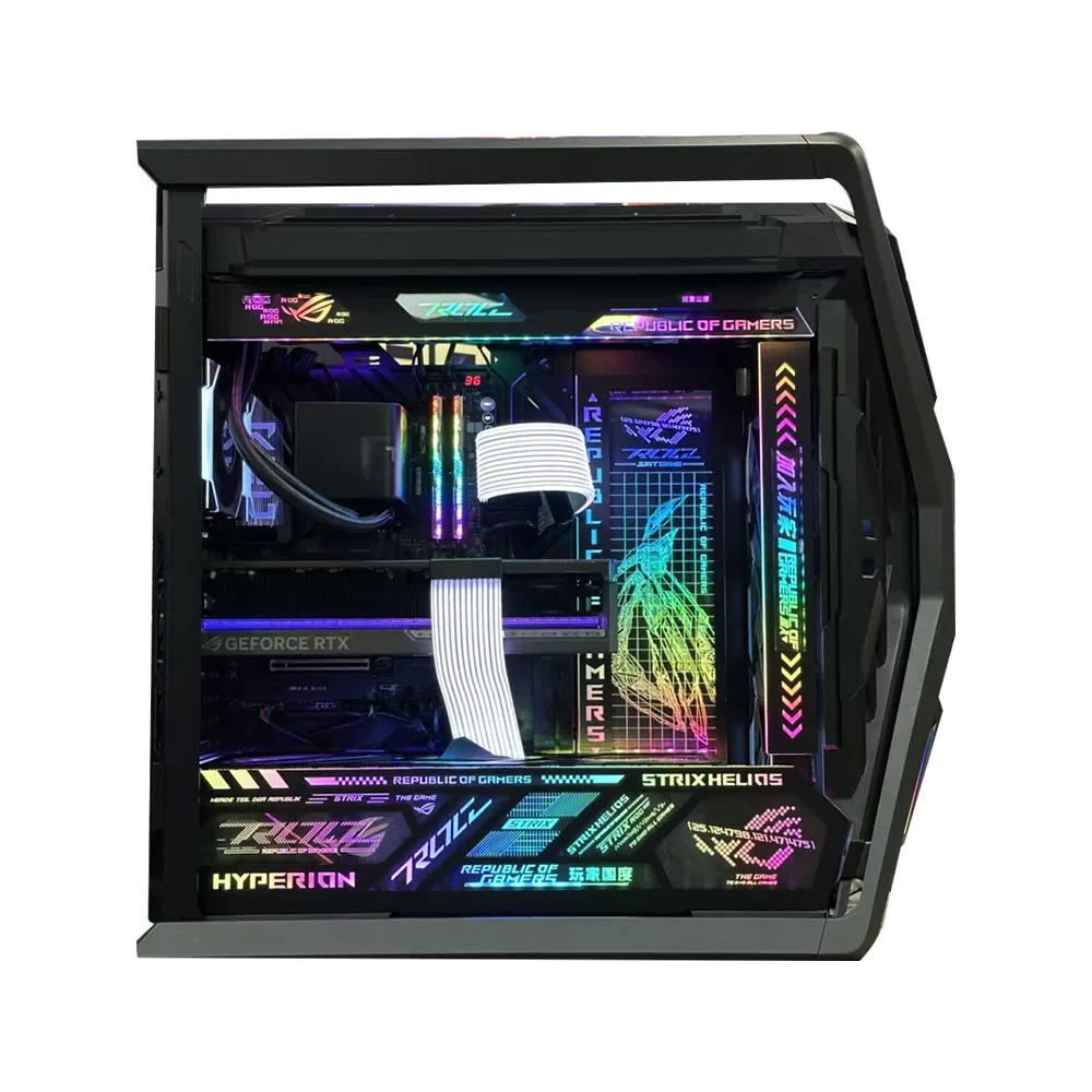 ARGB ROG GR701 HYPERION 섀시 조명 패널, 5V AURA SYNC 고품질 게이머 캐비닛 슈라우드 수리 PSU/360 라디에이터 플레이트