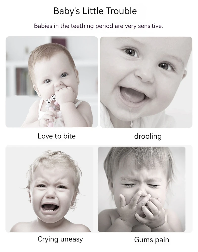 Description Picture 4 of itemTeething Sticks for Babies 0-36 Months Super Soft Silicone Teethers Infant Teething Relief Multicolored Teething Tubes Baby Gift