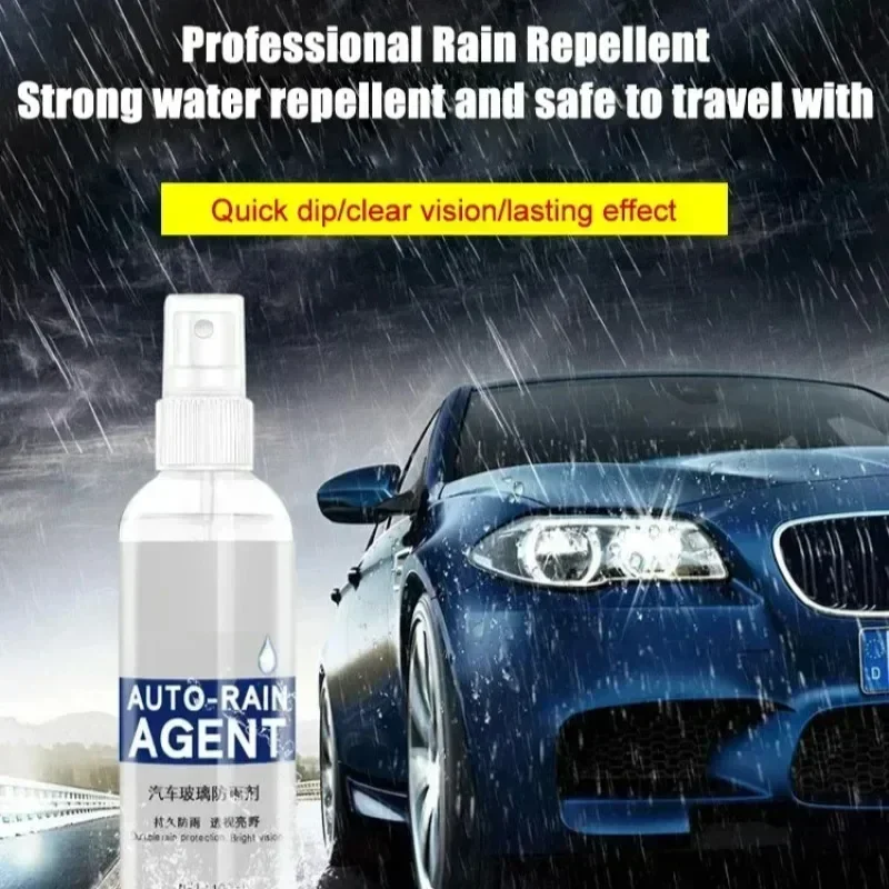 New 30/100ml Car Glass Waterproof Coating Agent Anti Fog Rain Repellent Spray for Car Easy to Store Rainproofing Agent