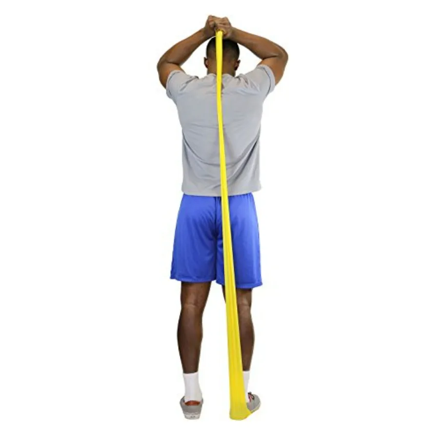 Low Powder Exercise Band, 50 yard roll, Yellow: X-Light