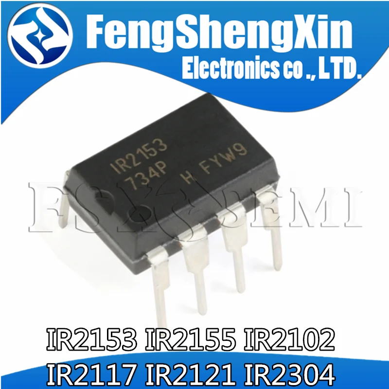 Самоосциллирующийся полумостовой Драйвер IC IIR2153 IR2155 IR2102 IR2117 IR2121 IR2304 DIP-8 5 шт. |