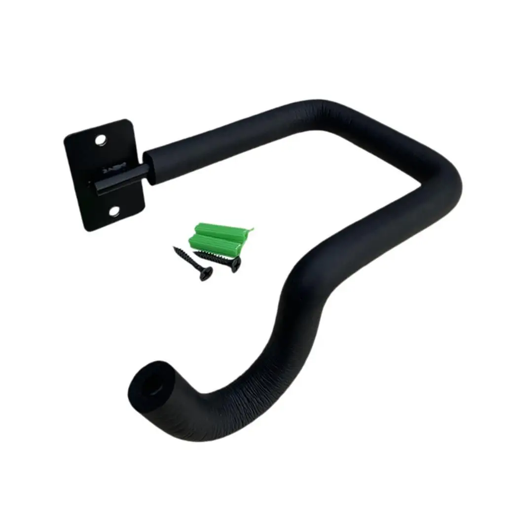 thumbnail image 2 of Simhoa Skateboard Wall Hanger Bracket Sturdy With Sponge Pad Steel Wall Mounted Vertical For Home Garage Display Rack Storage Holder 2 of 9