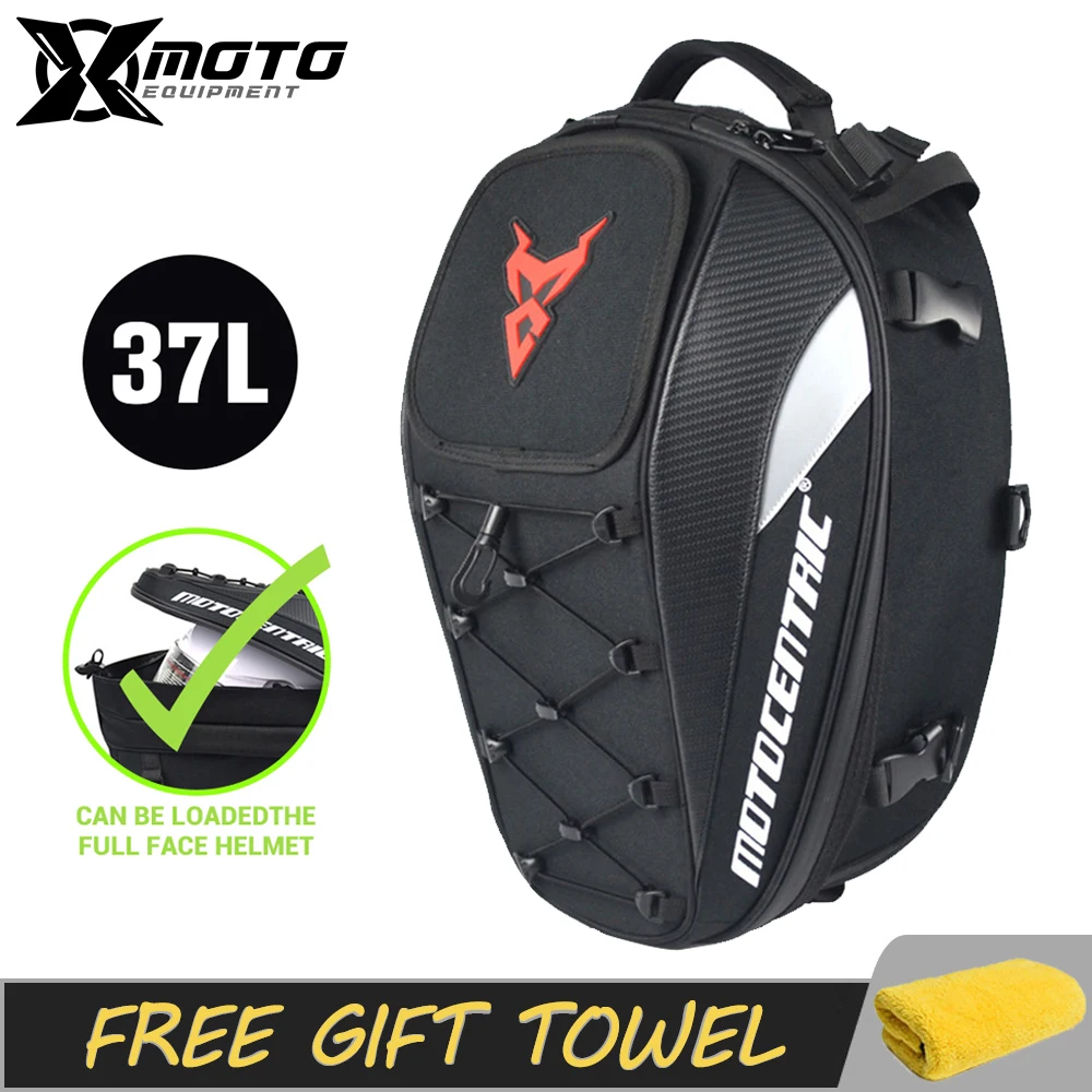 Motorcycle Waterproof Motorcycle Tail Bag Rear Seat Bag Moto Equipment Multi-functional Durable Rear Motorcycle Seat Backpack