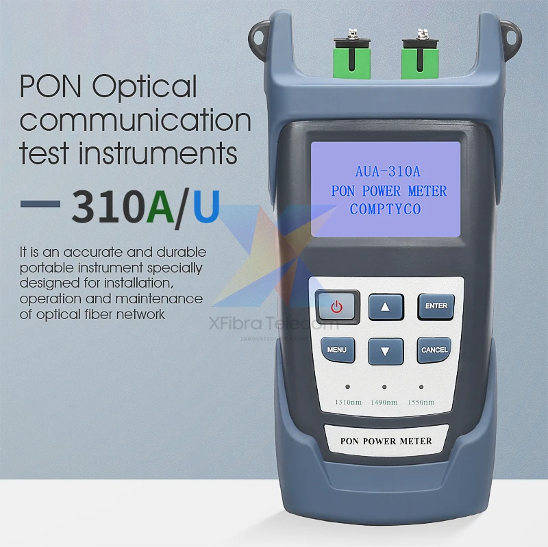 Оригинальный портативный волоконно-оптический PON Power Meter1310/1490/Нм FTTX/ONT/OLT быстрая