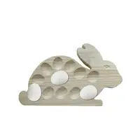 Easter Bunny Platter Bunny Shape Appetizer Tray Easter Wooden Serving Charcuterie Boards Spring Decorative Snack Cheese Dish 1