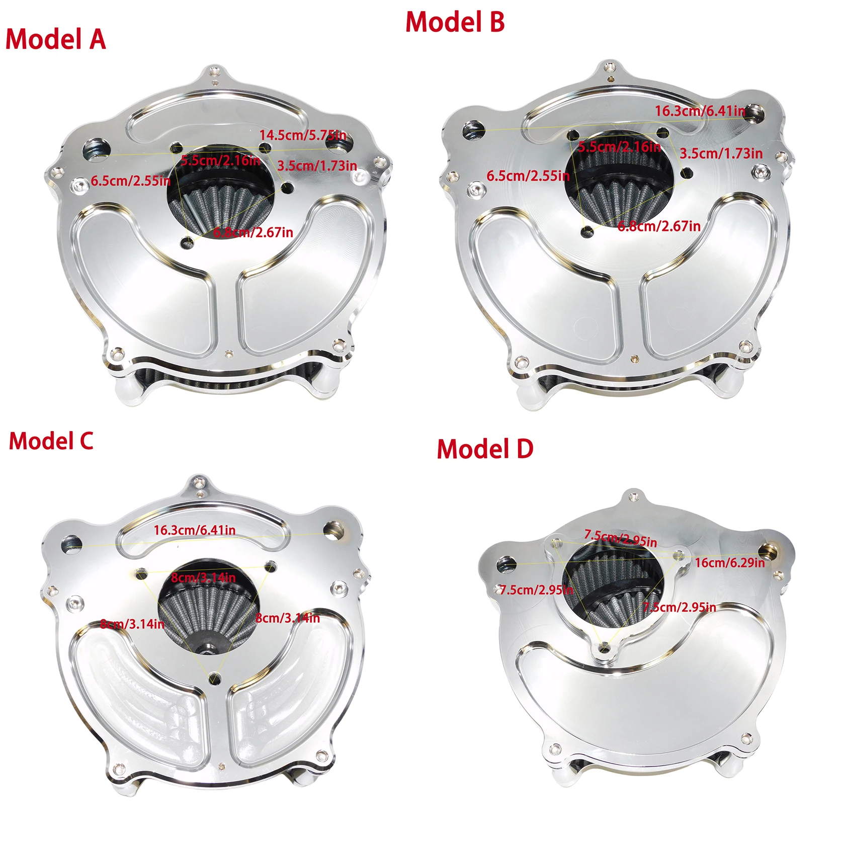 オートバイ用エアクリーナー,ハーレーツーリングロードストリート