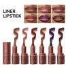 Tapered Gradient Lip Liner Matte Black Brown Velvet Lipstick Waterproof Non Sticky Contouring Tint Lipliner Crayon Lip Makeup 3
