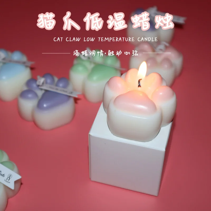 's Paw Low Temperature CandlessmSoy Wax Drip Couple Foreplay Flirting Props Adult Punishment Supplies