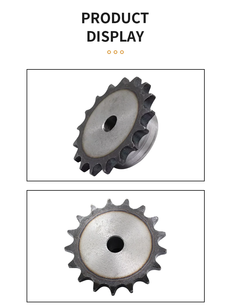 4-Punkt 08B Kettenrad 10T 12T 15T 20T 25T 30T 32T 42T 48T Zähne Handwerk Loch Zahnoberfläche Abschreckabstand 12,7 mm CNC-Übertragung – Detail 28