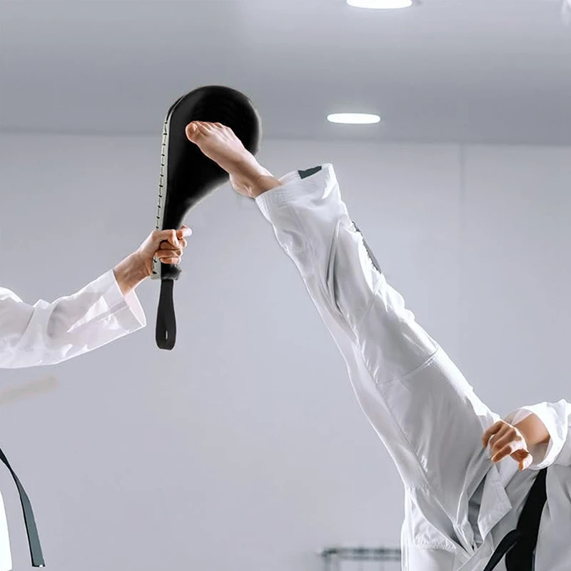 Description Picture 5 of itemTaekwondo Kick Pads Kicking Boxing Punching Bag Mat Sandbag PU Leather Training Equipment Practise Target Muay Thai Foot Sponge