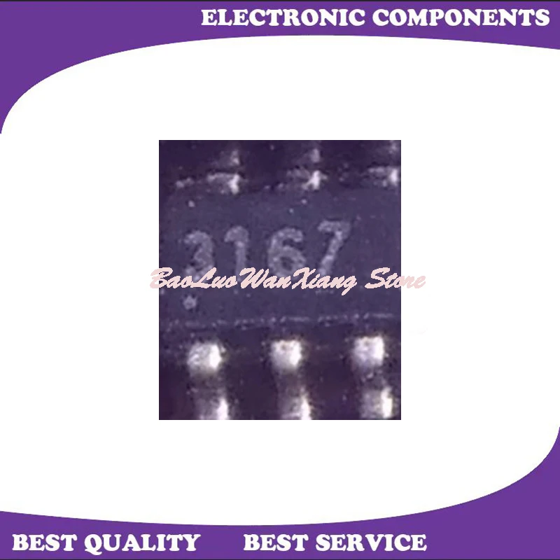 

10 Pcs/Lot SGM3167YC6/TR SGM3167 3167 SC70-6 New and Original In Stock
