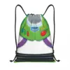 Custom Toy Story Buzz Lightyear Ranger Suit Drawstring Bags for Training Yoga Backpacks Men Women Sports Gym Sackpack 1