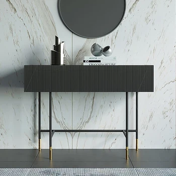 Consolle di lusso italiane Consolle da soggiorno multifunzionali strette e minimaliste Consolle per riporre mobili da ufficio moderni per la casa