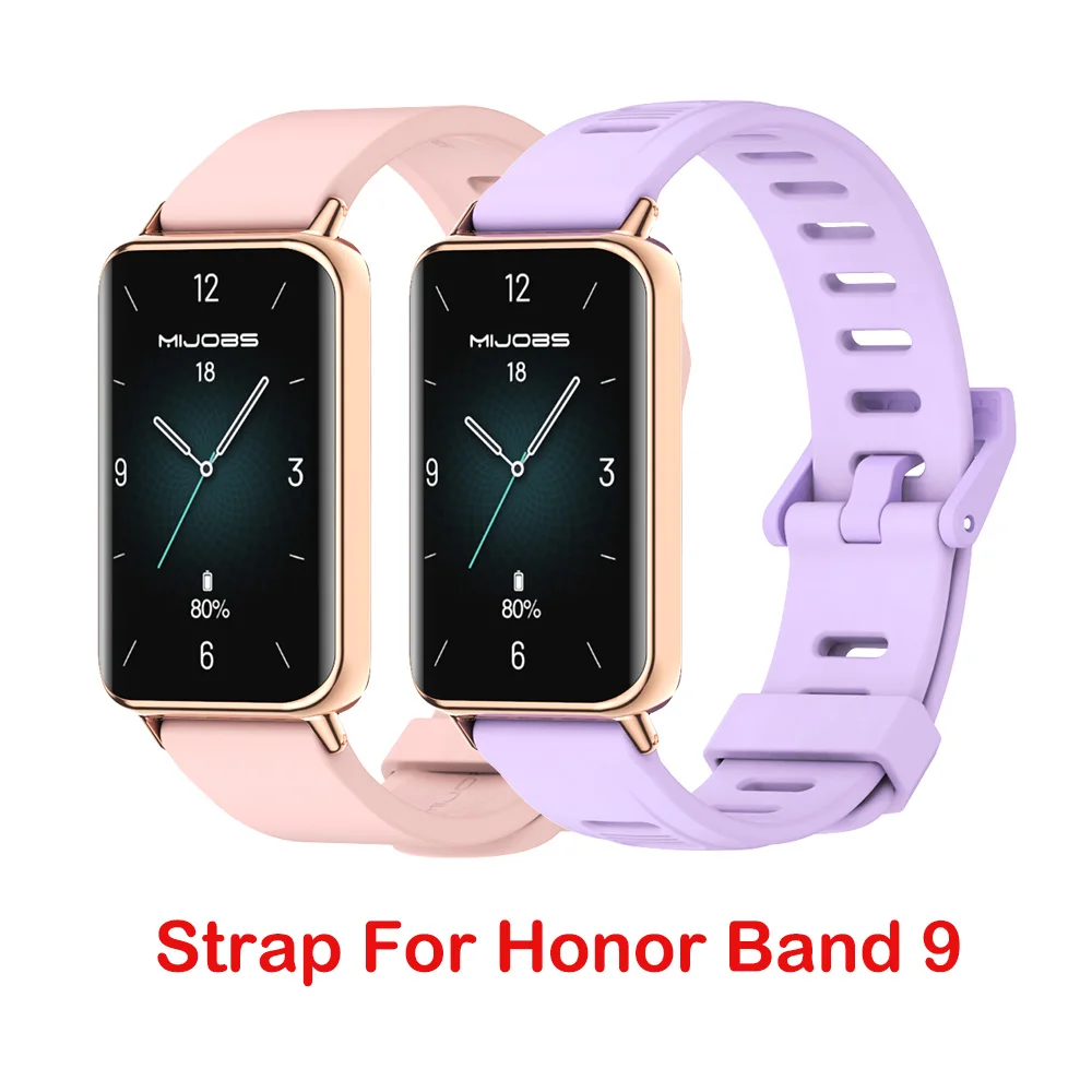 Silicone Sport Band Replacement Strap for Honor Band 9 - Fashionable and Soft Bracelet