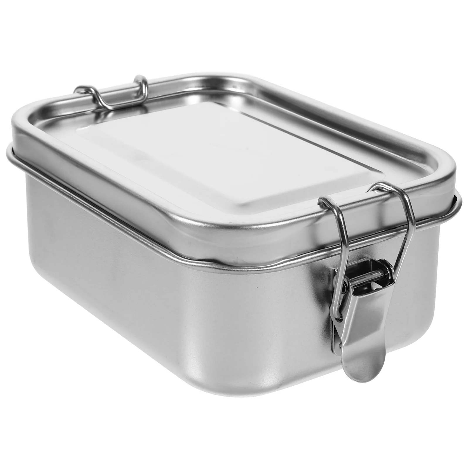 

Stainless Steel Portable Lunch Box Students Lunch Container Rectangle