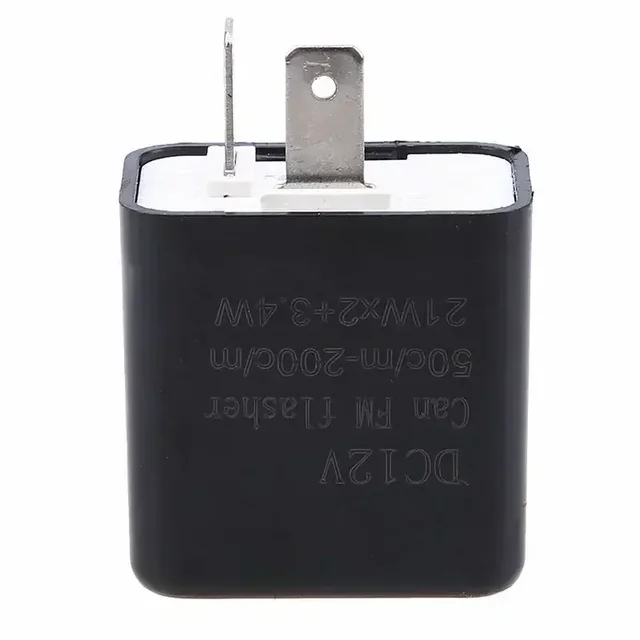 2 Pin LED Flasher Relay 12V Adjustable Frequency Of Turn Signals Blinker Indicator Relays For Motorcycle Motorbike Accessories - Image 2