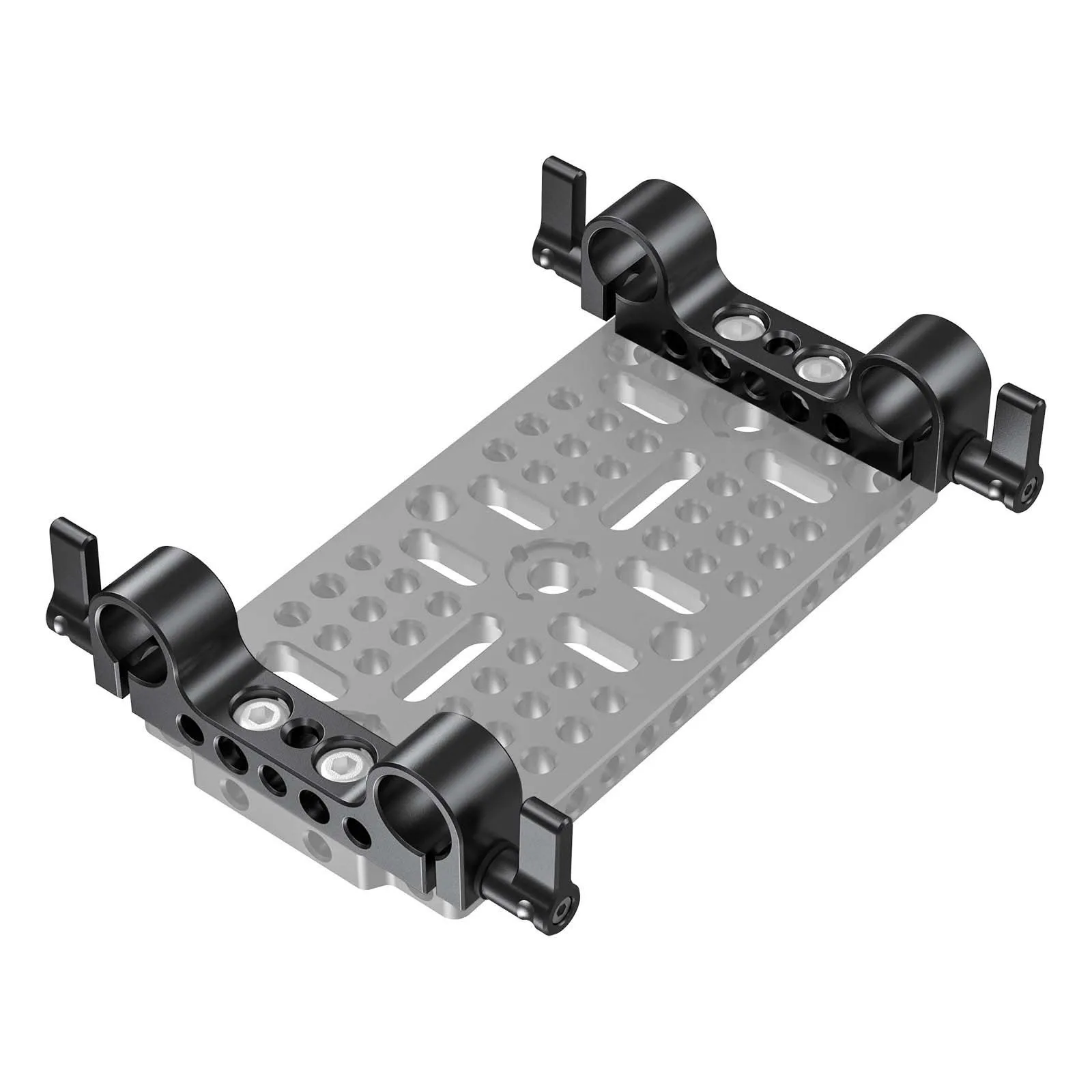 2PCS Lightweight Dual 15mm LWS Rod Clamp Railblock For Camera 15mm Rail Support System For Follow Focus 2061 camera accessories