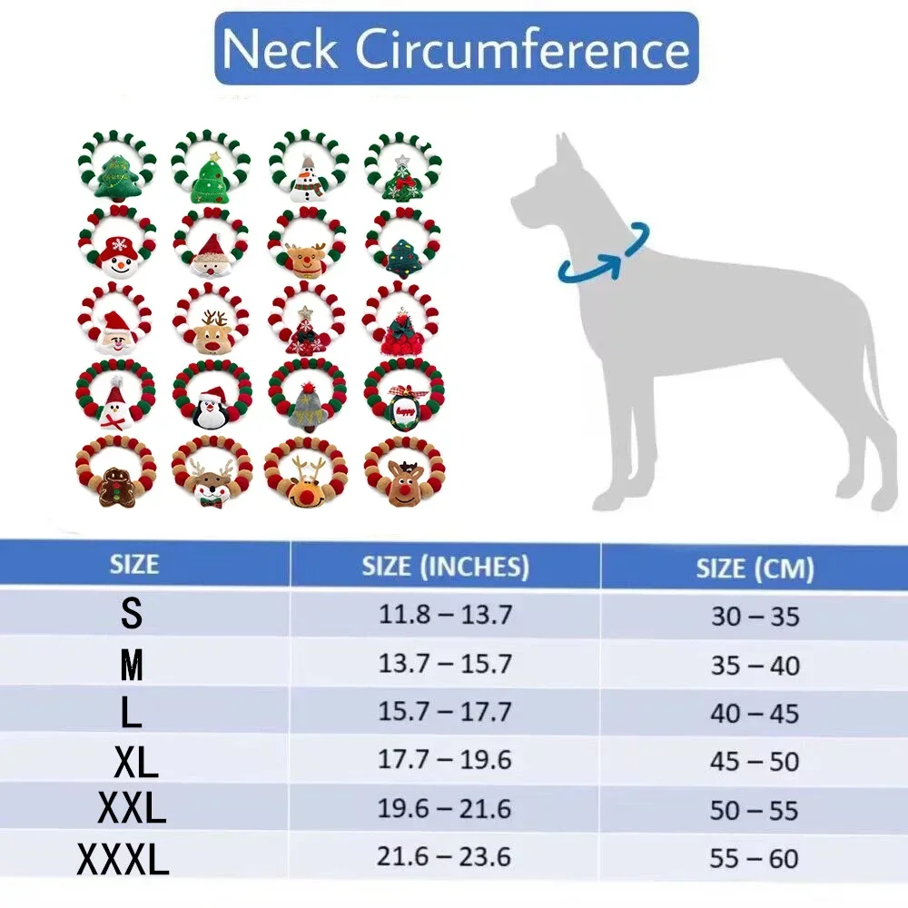 Collar con bolas de pelo 30 piezas para perros