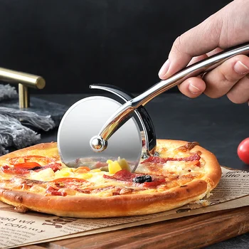 Stainless Steel Pizza Slicer Wheel 4