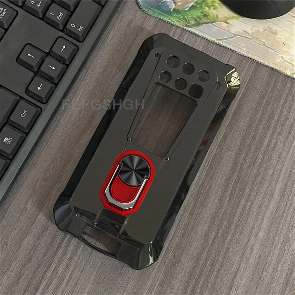 Durable TPU Silicone Phone Case with Back Ring Holder