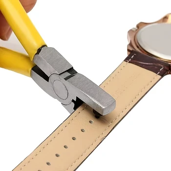 Utensile Manuale Mini Punzonatore con Stampo per Foratura——5 Pollici, Compatto, per Lavorazione Pelle e Fai-da-te, Utilizzato per Forare Cinturini di Orologi