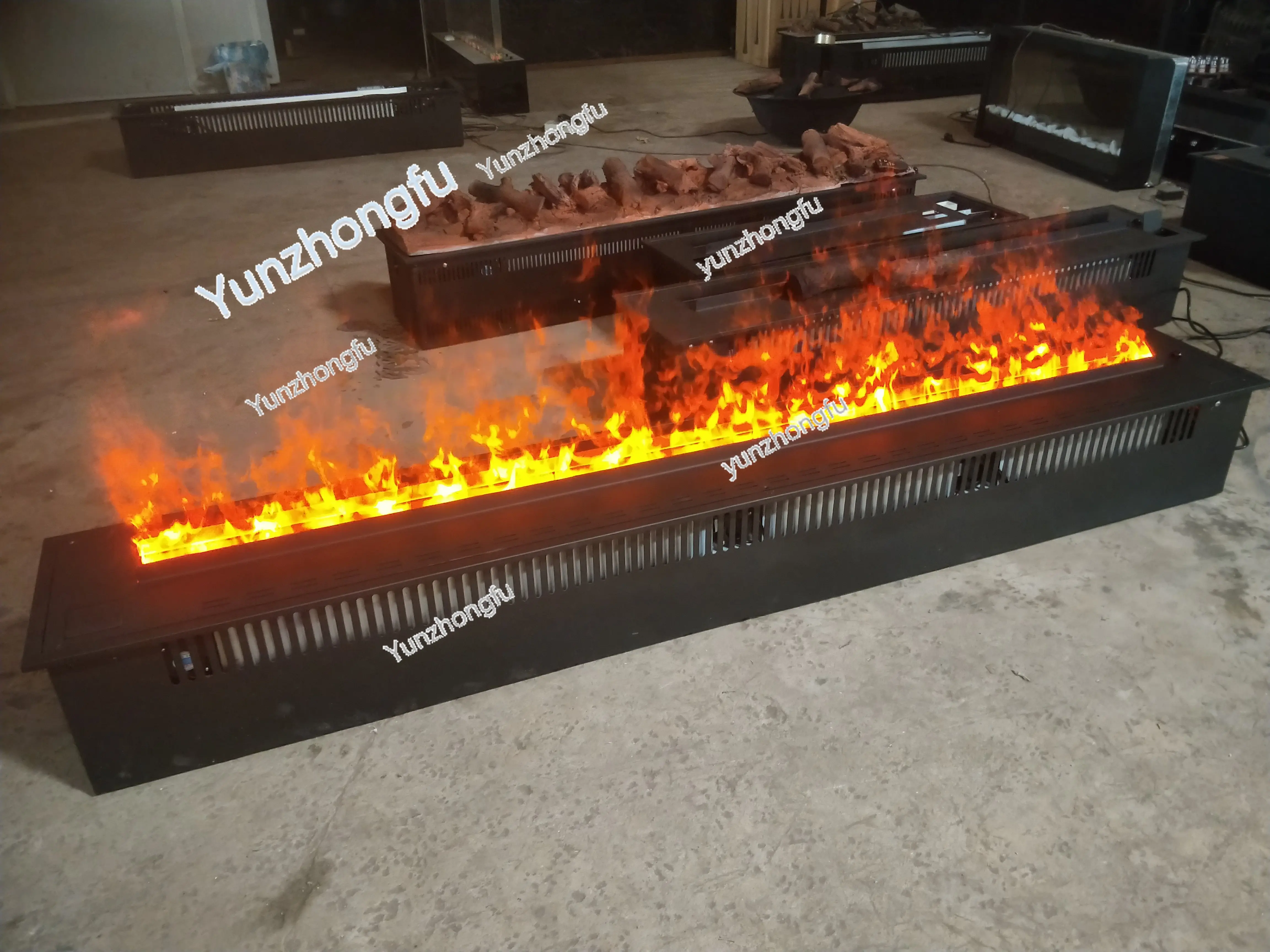 

3D water vapor electric fireplace 120cm length