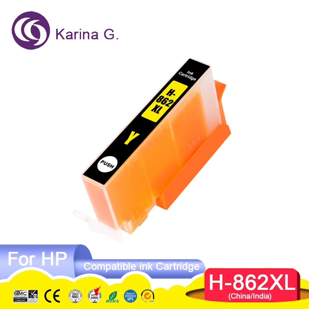 CN 862 XL 862XL Premium Compatible InkJet Ink Cartridge for 862 For 862XL for P