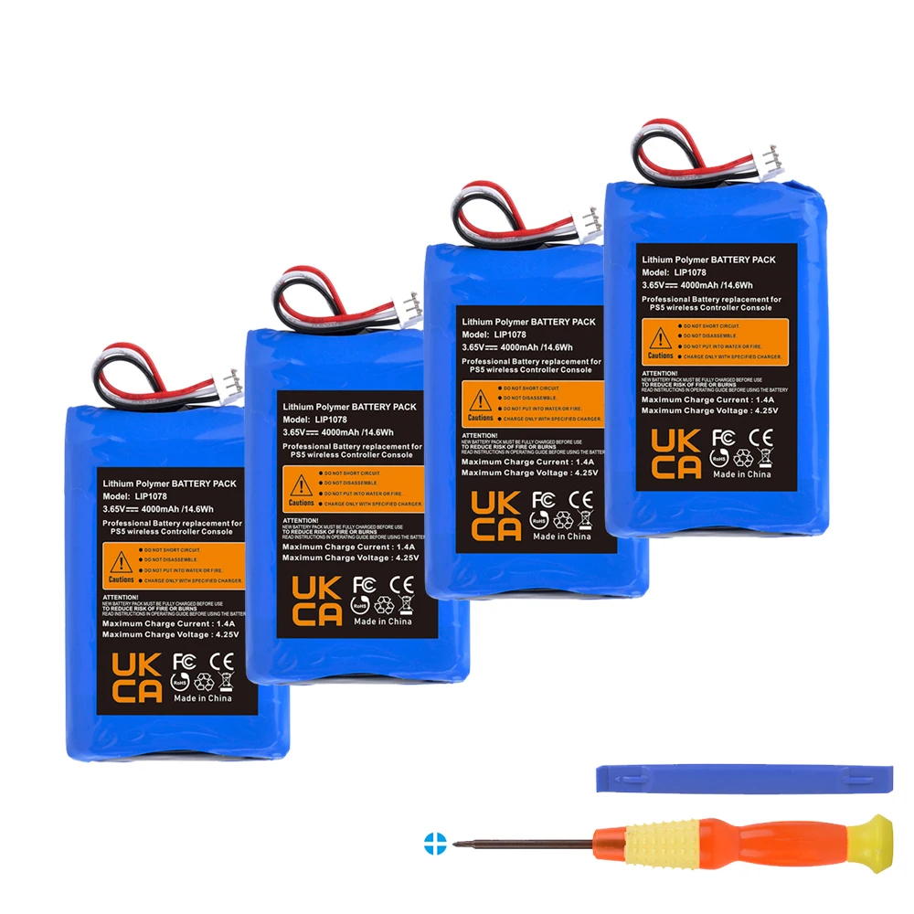Bateria-For-PS5-Controller-Battery-Large-Capacity-Batteries-4000mAH ...