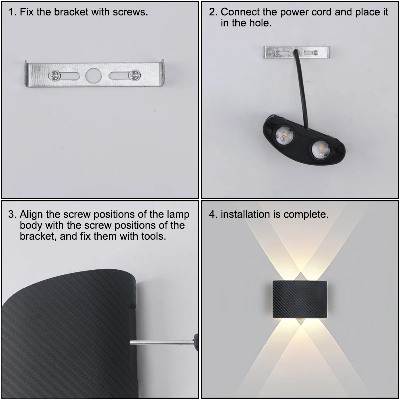 Modern Outdoor Wall Lamp Waterproof LED Wall lamp AC85-265V 6W 10W Decoration lamps For Bedroom Aisle Gallery Living Room wall light
