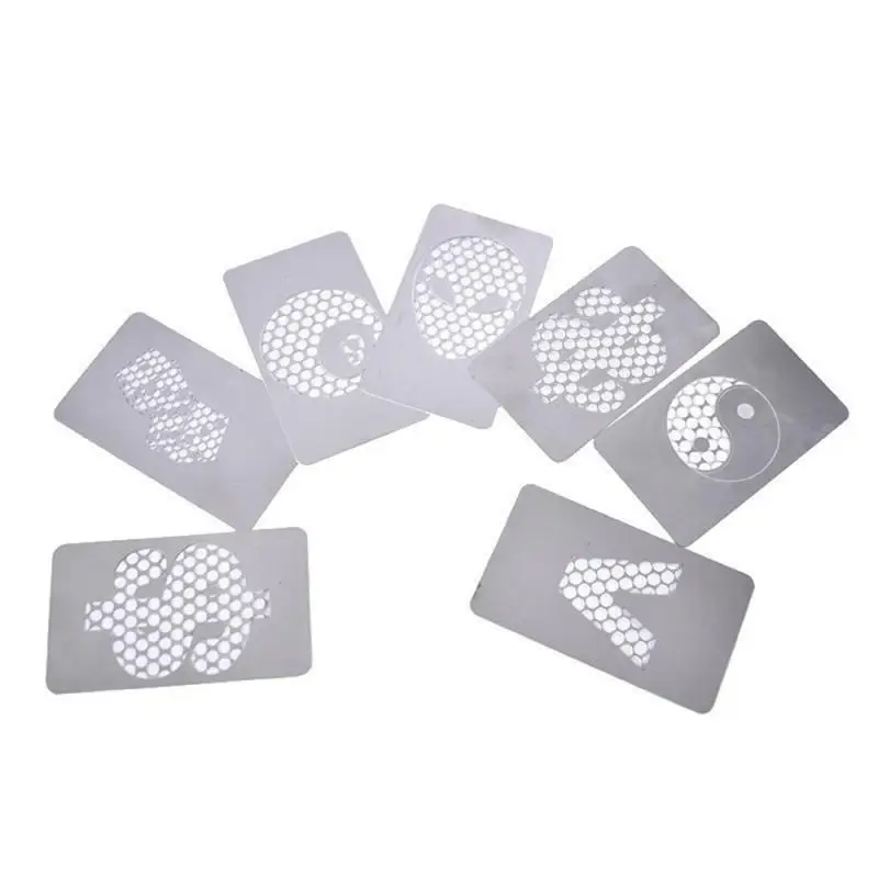 1PC Tobacco Grinder Card Grindering Card Mill Herbal Leaf Tobacco Crusher Card Grinder Grindering Card Cigarette Grinder Card 4