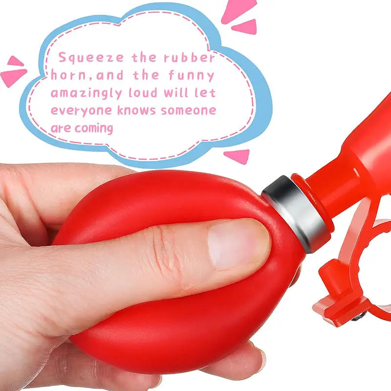 Children Bikes Loud Bell Bicycle Air Horn Safety Horn Road Bike Handlebar Bell Ring Kids Cycling Accessories Colorful Bells