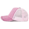 2024 New Summer Women's Black White Pink 5 Panel Baseball Cap with Breathable Mesh Trucker Snapback Hats for Men Women Gorros 3