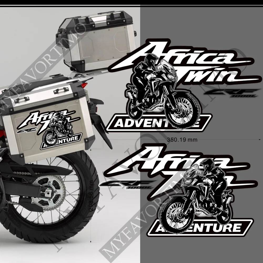 Aluminium Box Kit Trunk Cases Panniers Luggage Stickers For Honda Africa Twin CRF1100L CRF 1100 AfricaTwin 2019 2020 2021 2022