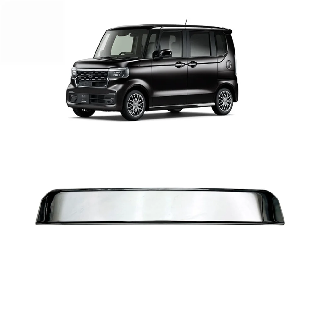 

Для Honda N-BOX Custom JF5 JF6 2023 2024 ABS хромированная крышка багажника отделка автомобильные аксессуары задняя дверь багажник полоса автомобильное украшение