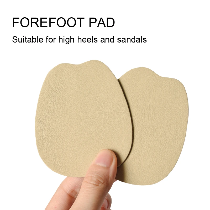 Shoe Anti Slip Stickers Sunvo Anti-Slip Cow Leather Insoles Stickers For Women High Heels Sandals Cushion Foot Self-adhesive Patch Non-slip Forefoot Pad