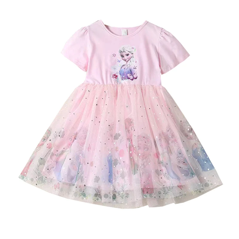Frozen Elsa & Anna Girls Dress 5