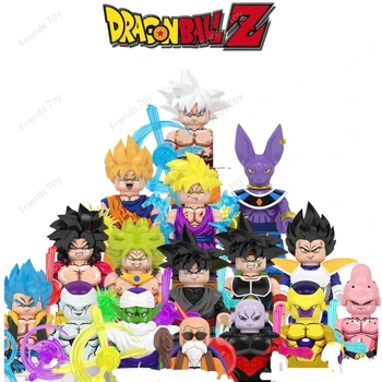 Dragon Ball Z DBZ Son Goku Kefla Vegeta Gotenks Super Saiyan Piccolo ‌   Buu Mini Blocchi Figura WM6177 WM6178 WM6184 WM6182 WM6179
