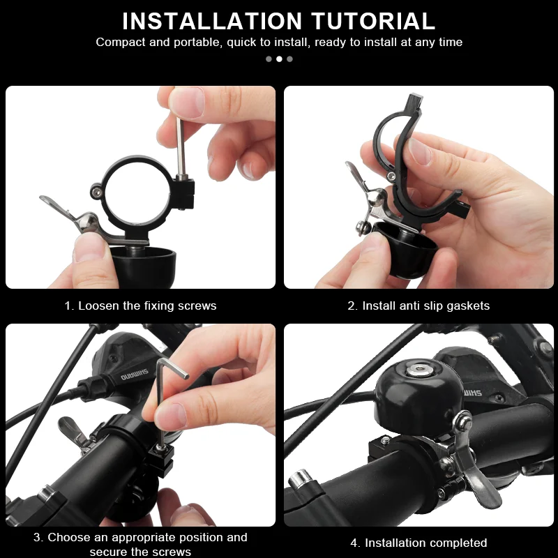 Bicycle Bell Retro Bicycle Bell Copper Classical Clear Loud Sound MTB Bike Handlebar Ring Horn Safety Cycling Warning