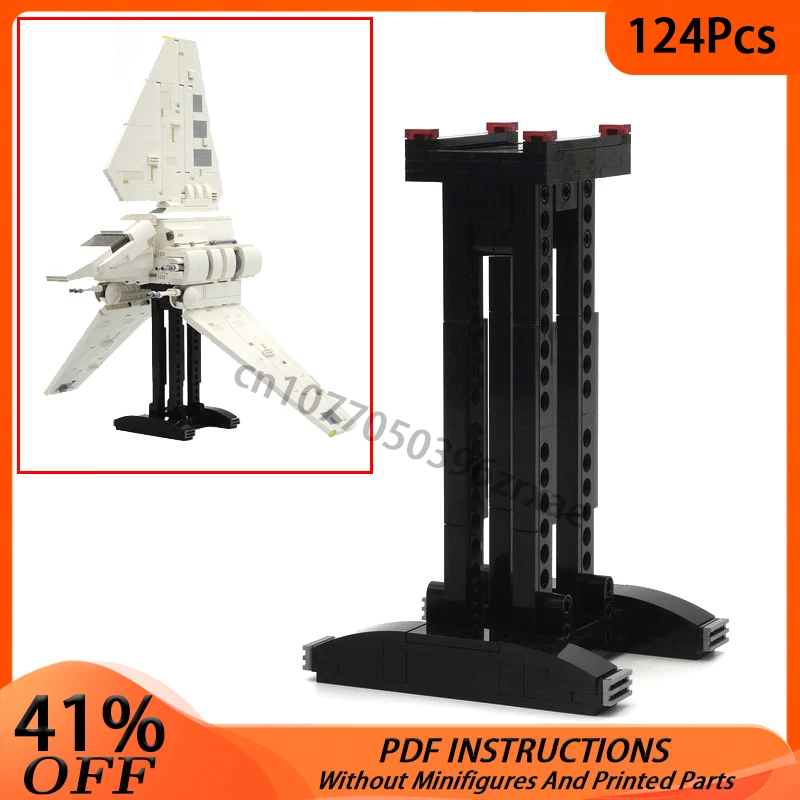 

MOC Space Wars Imperial Shuttle Tydirium Display Stand Building Block Set 75094 Bracket Brick DIY Children Toy Gift (Only Stand)