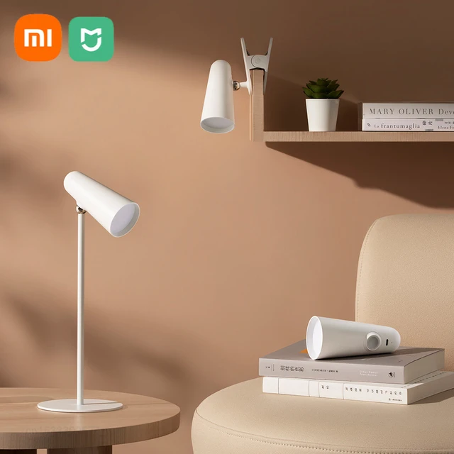 Xiaomi mijia multifunktion ale wiederauf ladbare Schreibtisch lampe mit  Clip Schlafzimmer Nachtlicht Taschenlampe Augenschutz Lese tisch lampen -  AliExpress