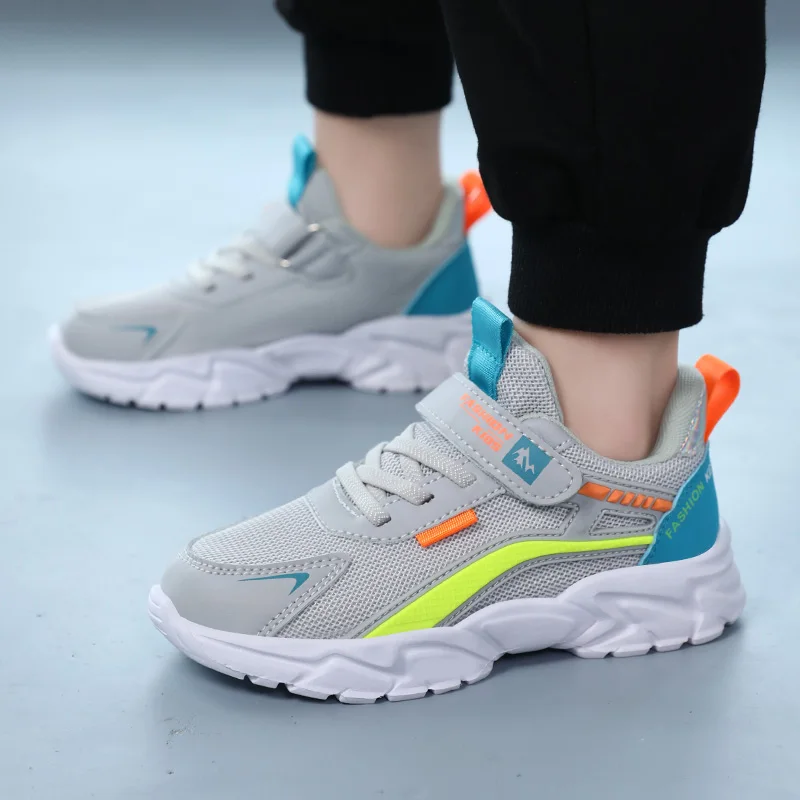 

Boys Sneakers Children Running Shoes Mesh Outdoor Sports Kids Casual Walking Breathable Tennis Shoes for Girls Flats Summer