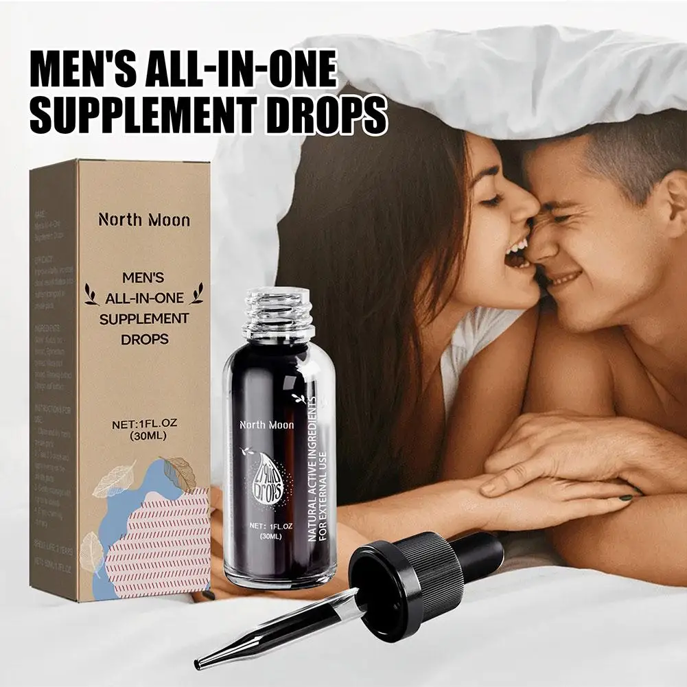30ml Men's All-In-One Supplement Drops Strong Men Increase Enhance Sexual Essence Sensitivity Stamina Boosting Self-Confide I4P2 sexual sensitivity oil