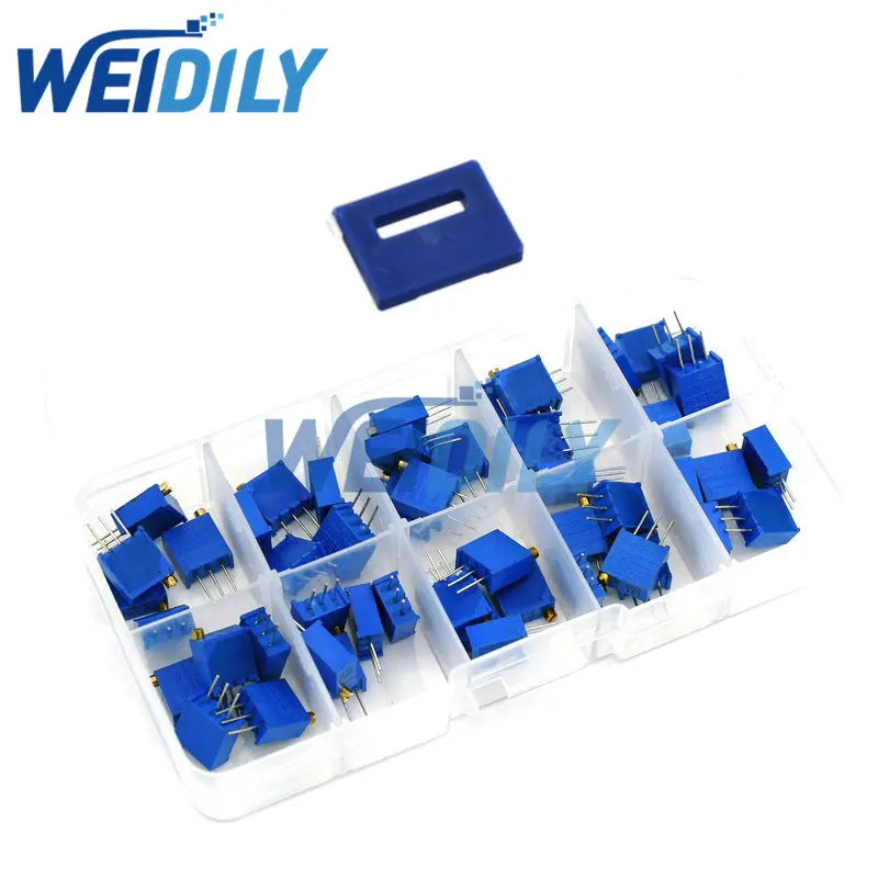 Kit Assorti Potentiomètre Potentiomètre Tondeuse à Résistance 50V RM065