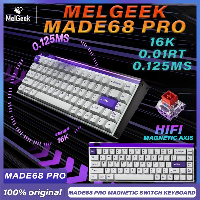 MelGeek MADE68 PRO Customized Magnetic Switch Keyboard E-sport