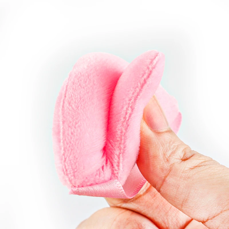 삼각형 벨벳 파우더 퍼프 미니 메이크업 스폰지, 재사용 가능, 세척 가능 화장품, 뷰티 페이스 아이 메이크업 도구 액세서리, 2 개, 3 개, 6 개