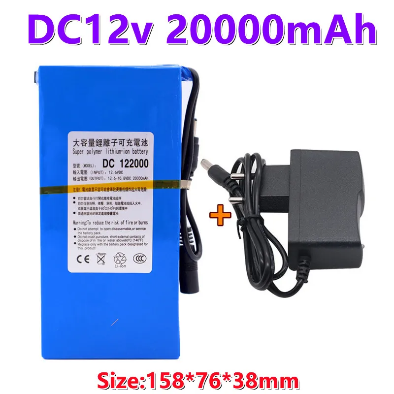 

2022novadc12v8ah9.8ah12ah15ah20ahli-londc12vbateriarecarregávelsuper+carregadorac+ interruptoràprovadeexplosãoplugue da ue